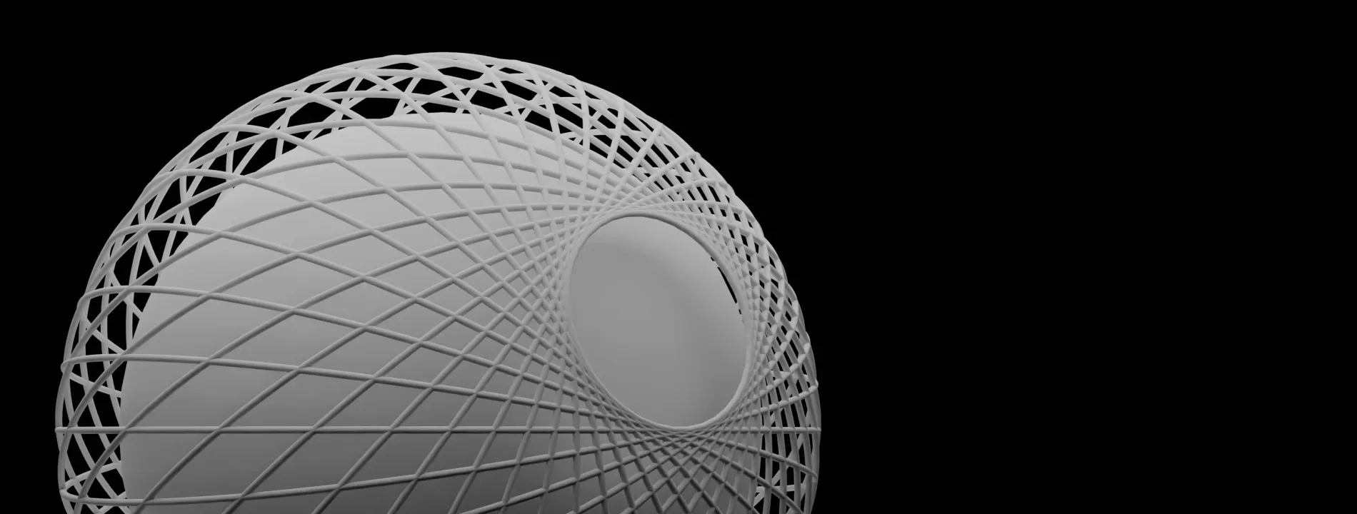 3D列印格狀球體成品